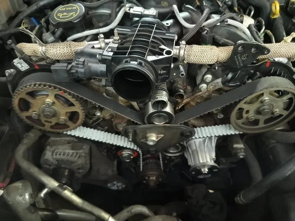 Ford Territory 2.7L diesel 2012 timing belt replacement at StalexAuto